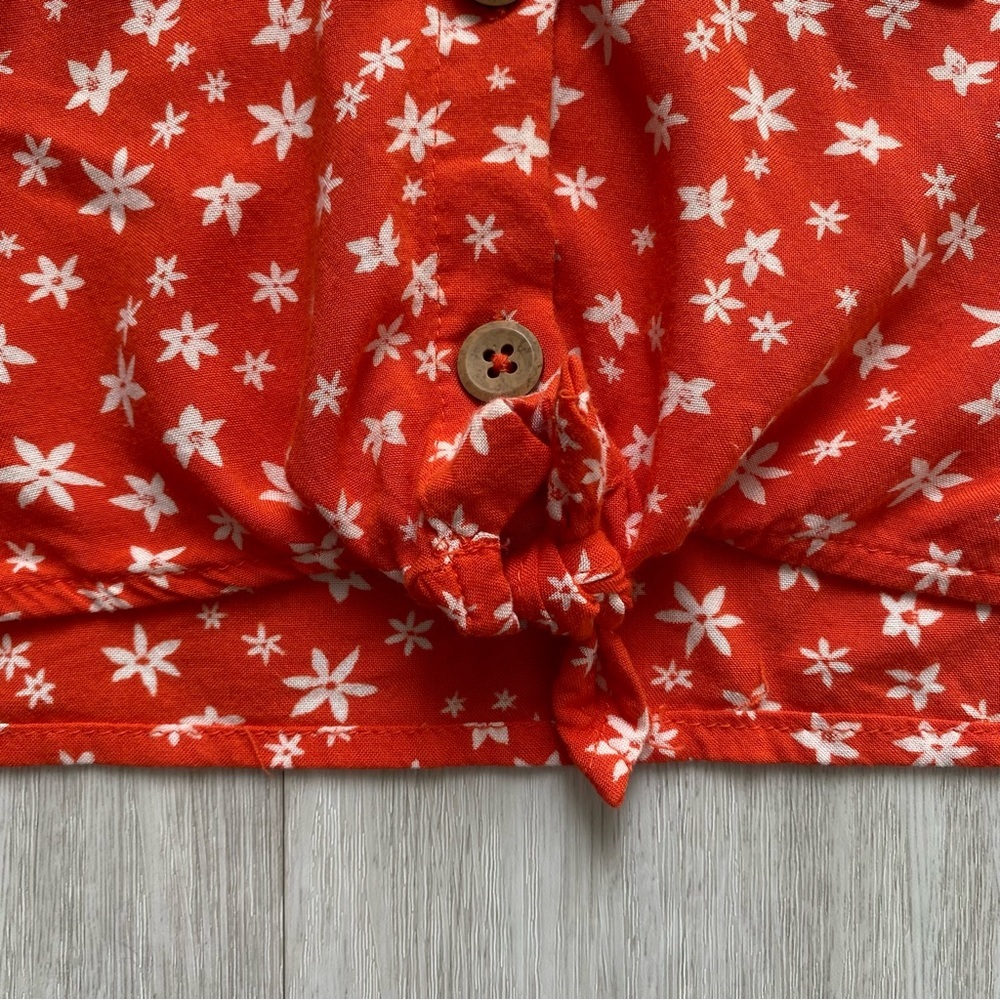 Knot Tie toddler blouse - Picture 7 of 7